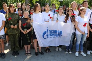 В г.Астрахани прошла "Линейка памяти и скорби", посвященная 81-й годовщине начала ВОВ